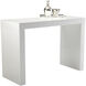 Faro High Gloss White Bar Table